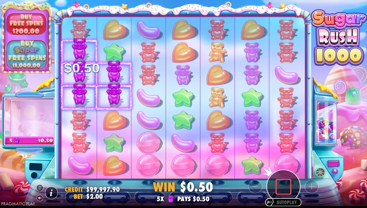 Sugar Rush 1000 artwork